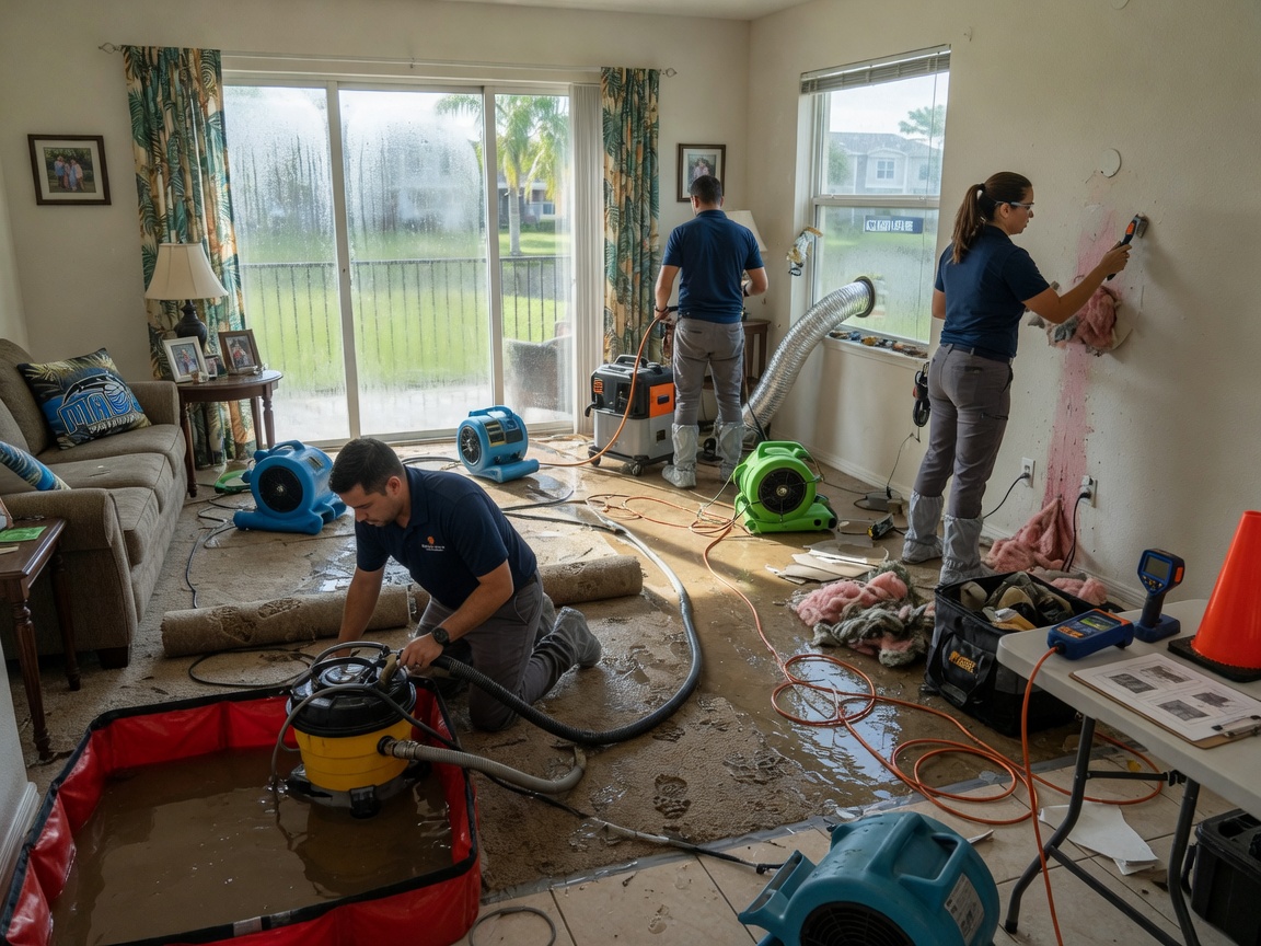 water damage restoration in College Park