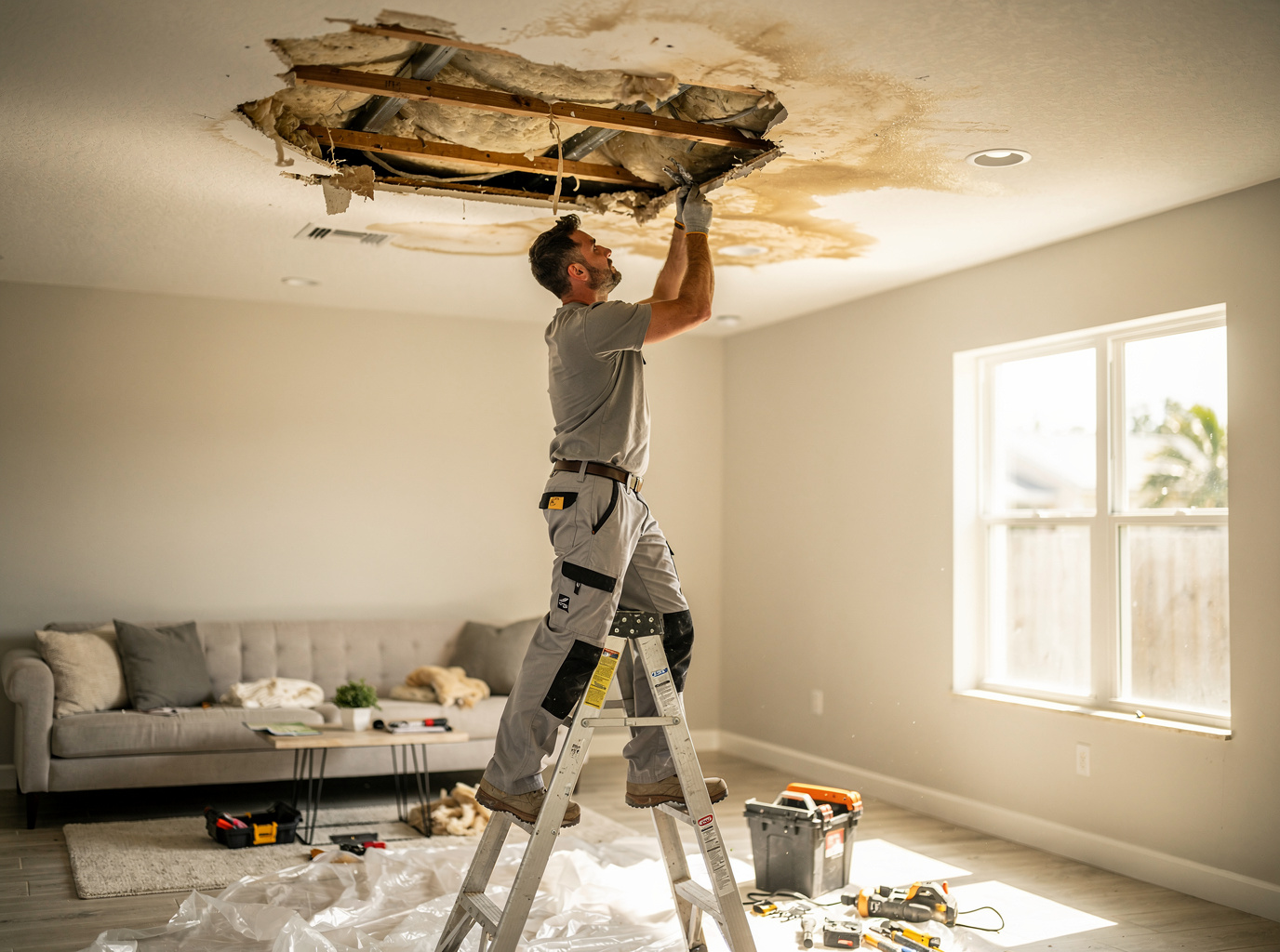 water damage restoration in Downtown Orlando