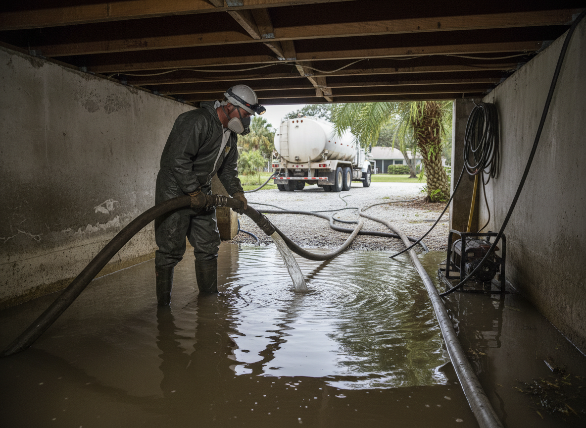 Crawl Space Water Removal in Orlando, FL