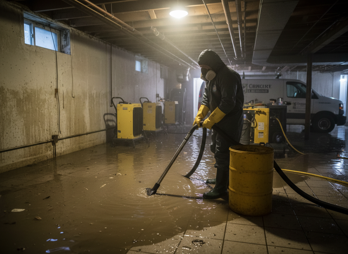 water damage restoration in Pine Castle